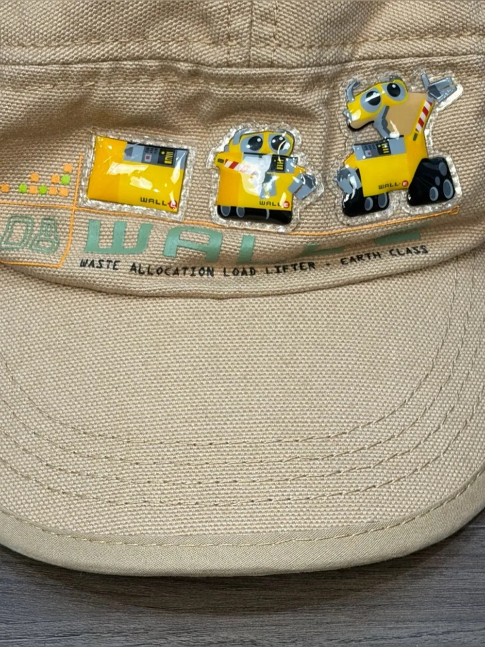 Disney Store Pixar Wall-E Canvas Hat Yourh Size Small/Medium Adjustable